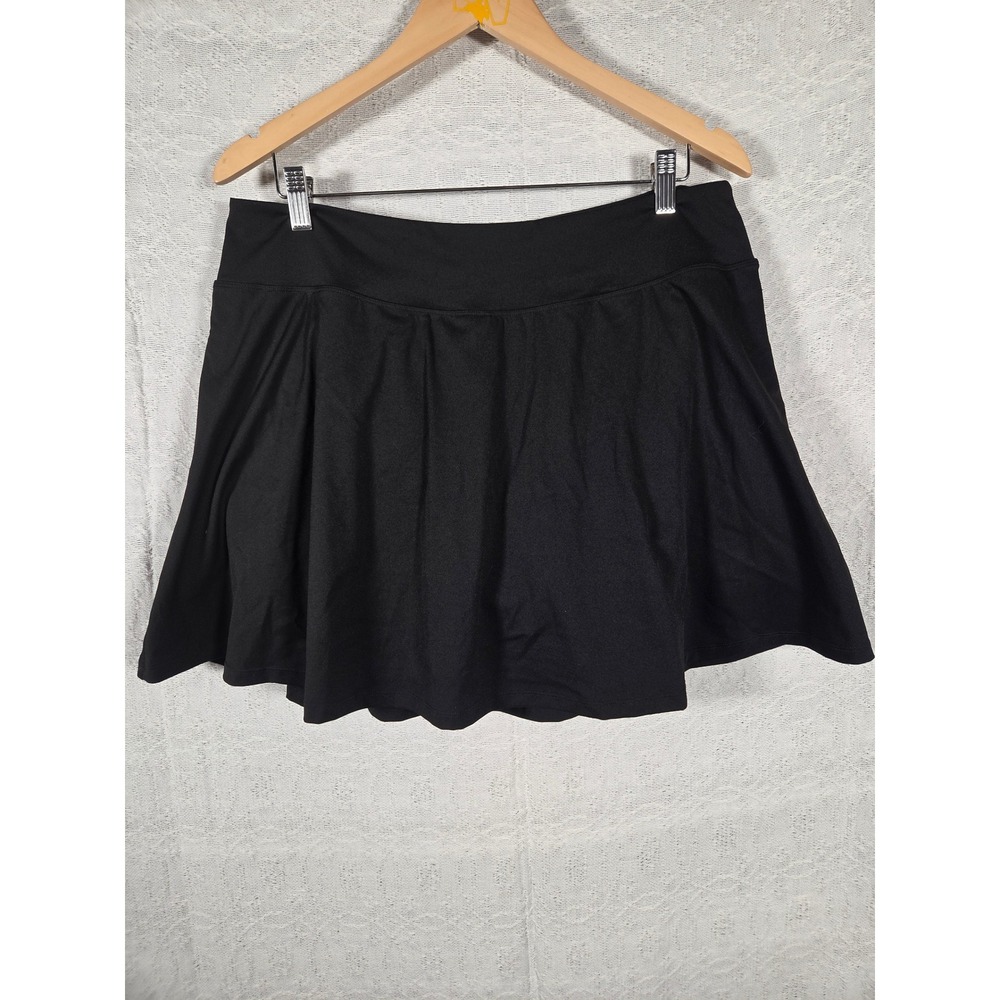 VFUS Black Athletic Tennis Skort Built-in Shorts XXXL Golf Built in Shorts Gym